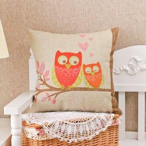 Skanto | Fuglemønster Dekorative Hjem Putevar