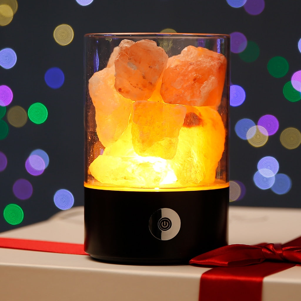 Skanto | Himalaya Salt Skrivebordslampe & Luftrenser Hvit