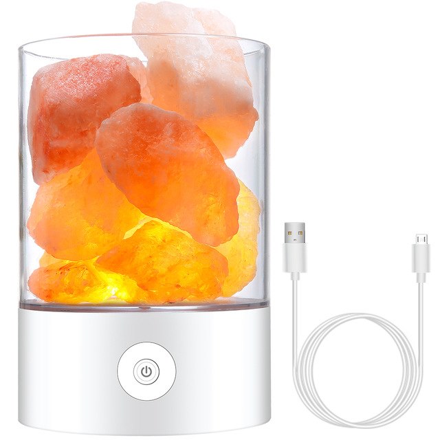 Skanto | Himalaya Salt Skrivebordslampe & Luftrenser Hvit