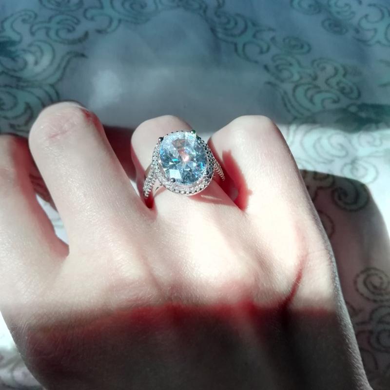 Oval Cut 6ct CZ Ring | Skanto