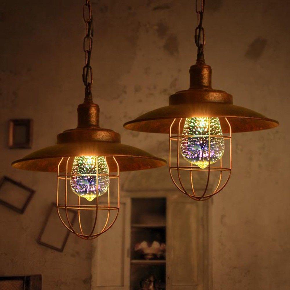 3D Stjerner LED Fyrverkeri Effekt Nattlys | Skanto
