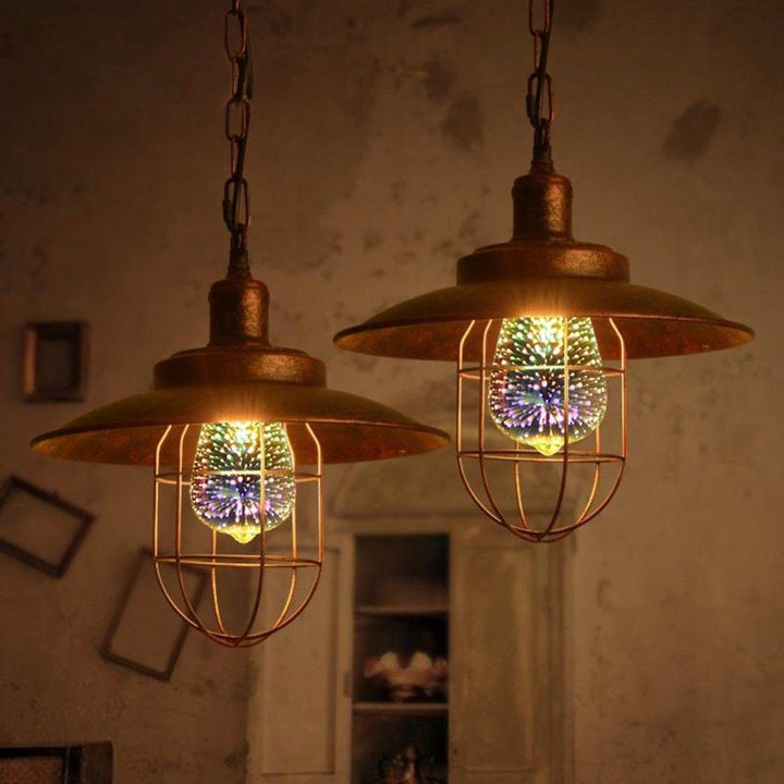 3D Stjerner LED Fyrverkeri Effekt Nattlys | Skanto
