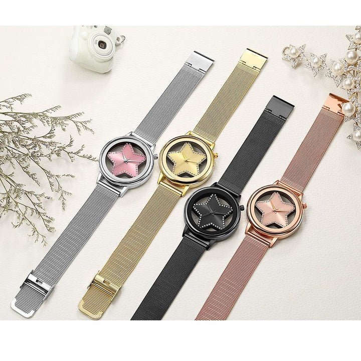 Skanto | Shining Star Glory Hollow Luksus Designer Dame Klokke