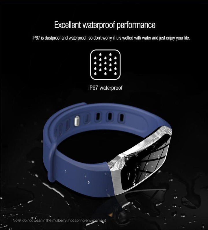 Skanto | Fitband Smartwatch vanntett blodtrykk oksygen hjertefrekvensmonitor sportarmbånd