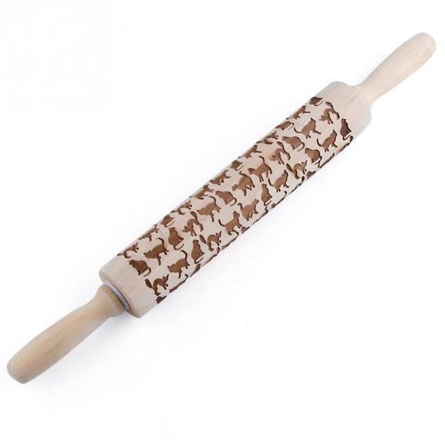 Skanto | Gravert kjevle for kreative mønster
