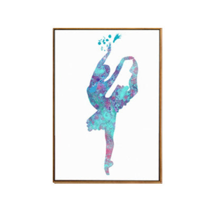 Ballettdansende jenter - Lerret veggkunst maleri | Skanto