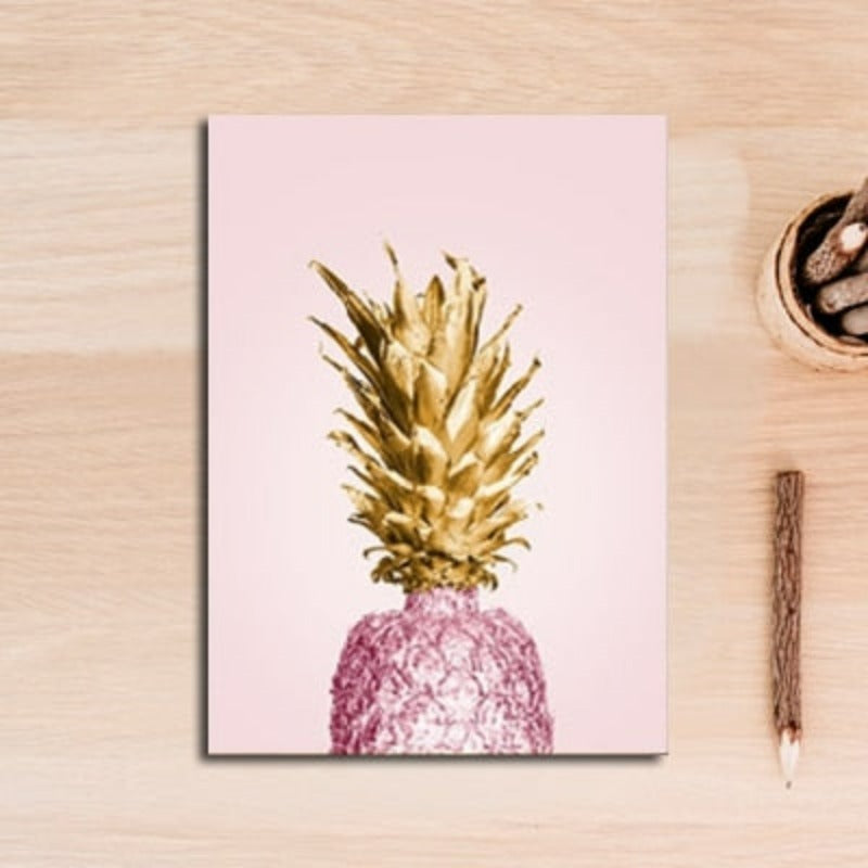 Nordisk banan-ananas - lerretsbilde