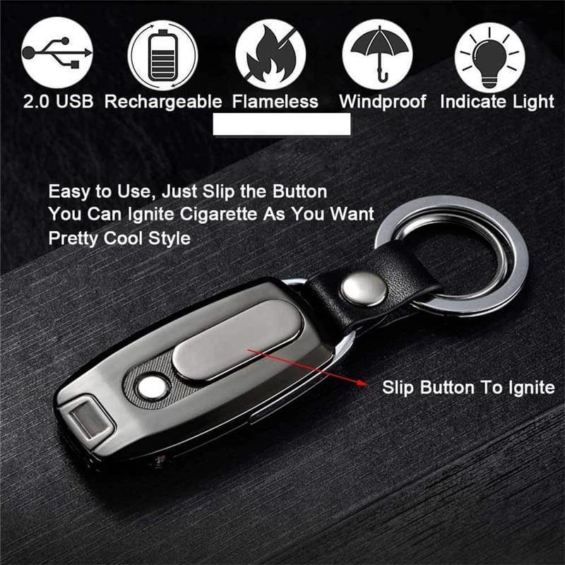 Skanto | USB Oppladbar vindbestandig plasma flameless elektronisk lighter