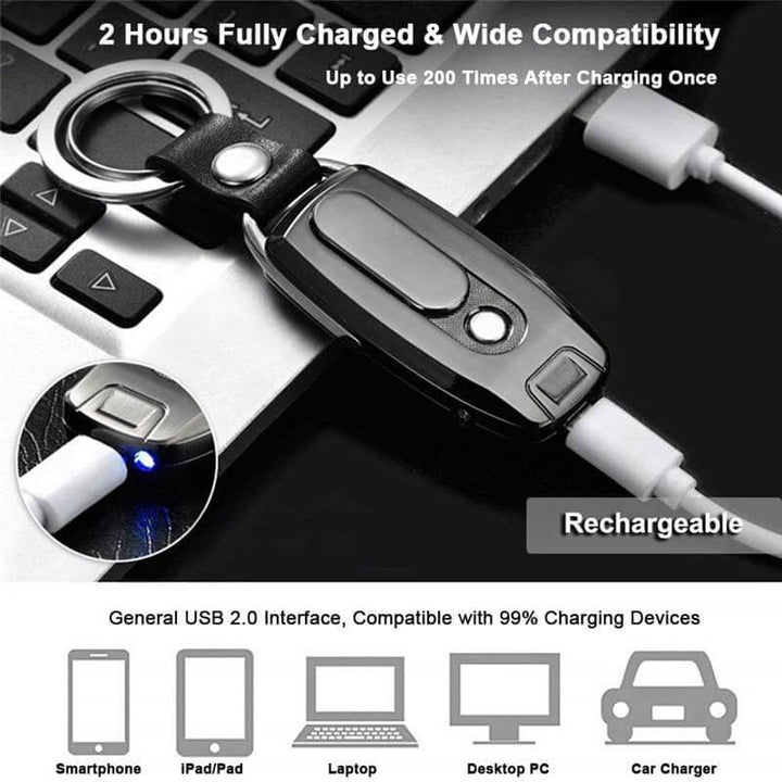 Skanto | USB Oppladbar vindbestandig plasma flameless elektronisk lighter