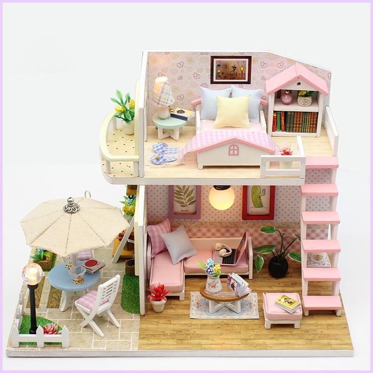 Skanto | DIY Miniyature Pink Loft Villa