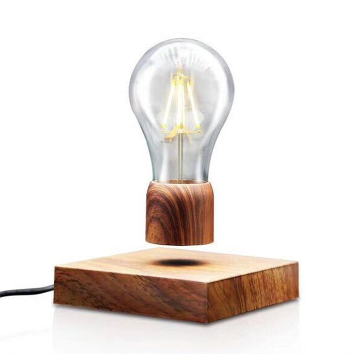 Skanto | Original magnetisk svevende skrivebordslampe med trebase