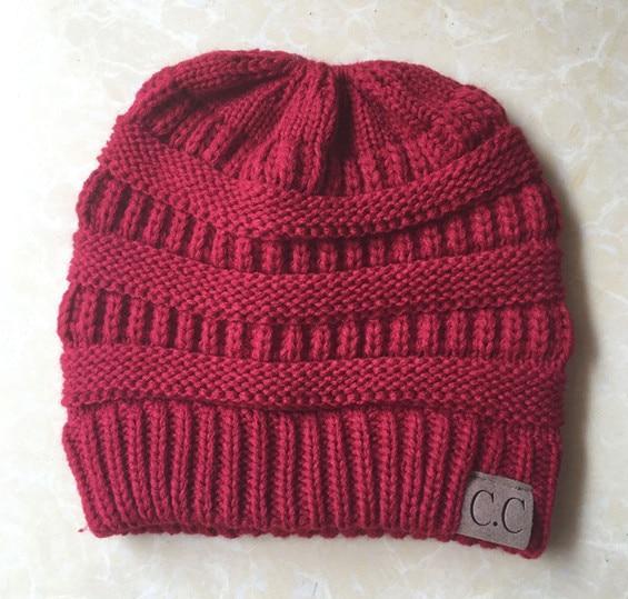 Soft Knit Ponytail Beanie Hat | Skanto