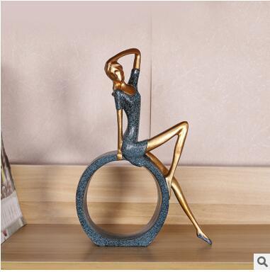 Kreative europeiske miniatyr moderne jentefigurer | Skanto