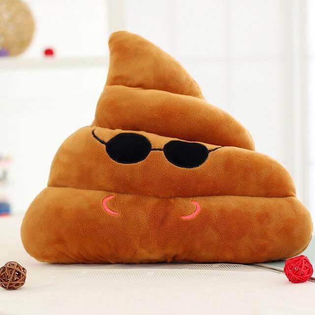 Poop Face Emoji Pute | Skanto