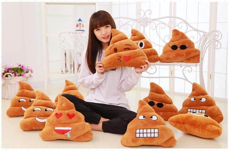Poop Face Emoji Puter | Skanto