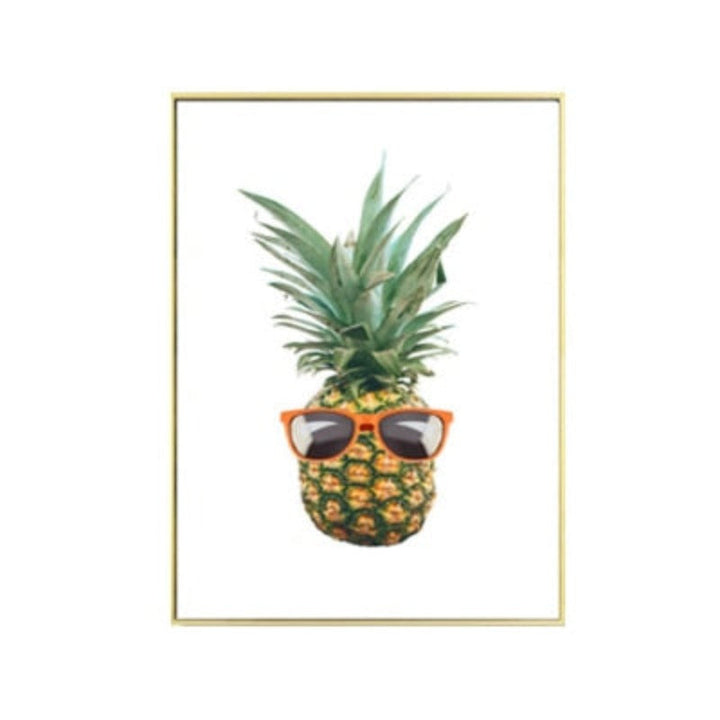 Frisk Ananas Musikk - Lerret Veggkunst Maleri