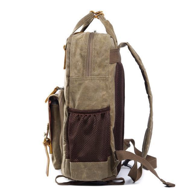 Skanto | Vanntett voksed canvas kamerarucksack