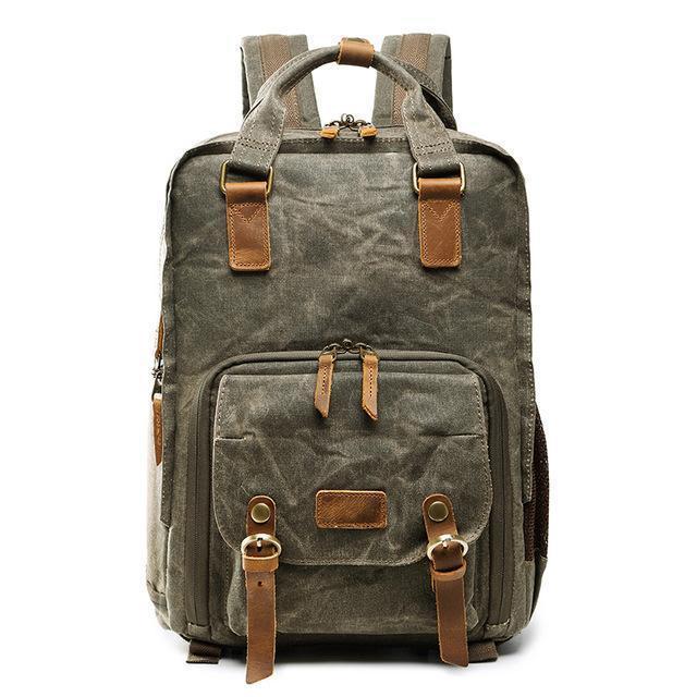 Skanto | Vanntett voksed canvas kamerarucksack