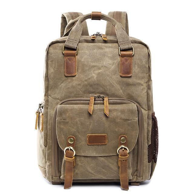 Skanto | Vanntett voksed canvas kamerarucksack