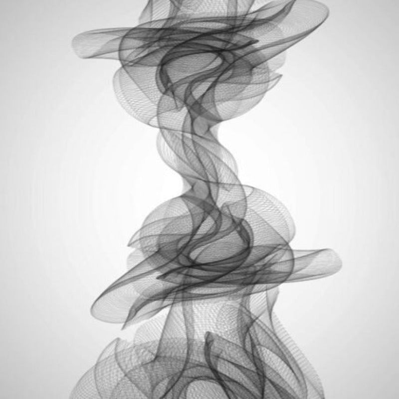 Abstract Black and White Dynamic Poster Ink Print Nordic - Canvas Wall Art Painting | Skanto