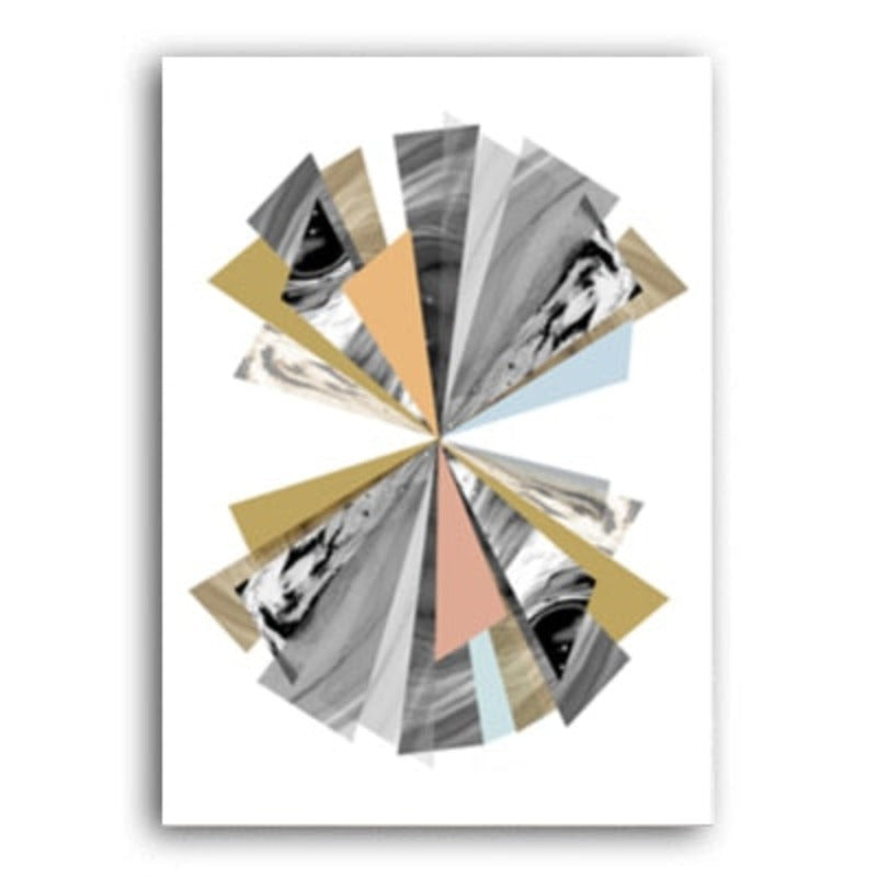 Abstract Aquarell - Lerret Veggkunst Maleri | Skanto