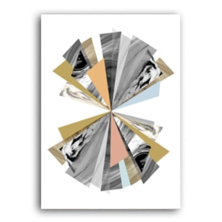 Abstract Aquarell - Lerret Veggkunst Maleri | Skanto
