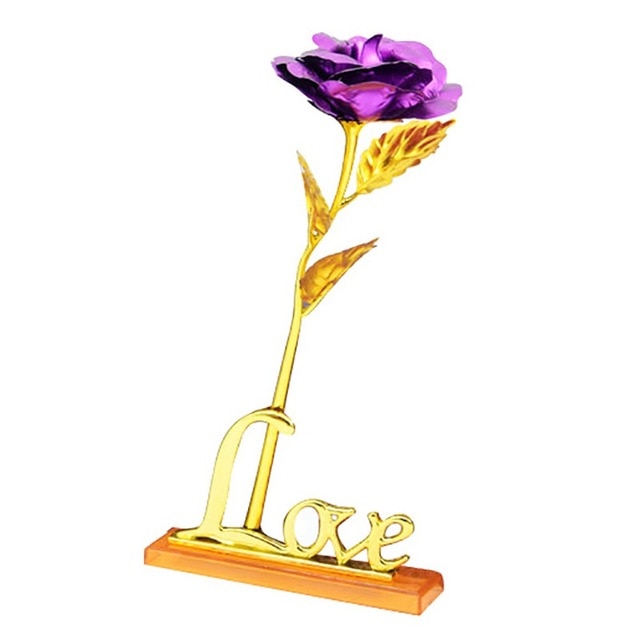 24 karat forgylt rose | Inkluderer sertifikat og luksuriøs gaveeleganse