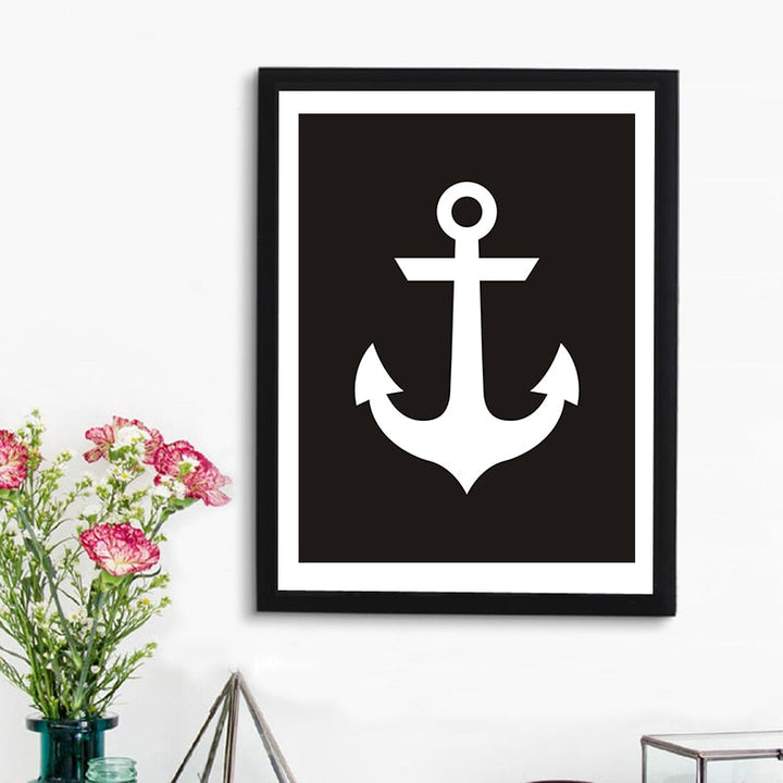 Anchor Canvas Painting - Canvas Wall Art Painting | Skanto