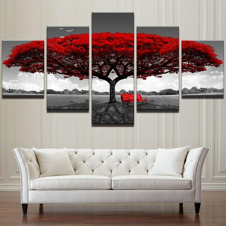 Roter Baum – Lærredbilde