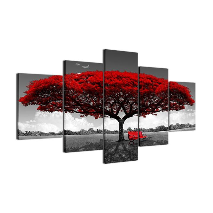 Roter Baum – Lærredbilde