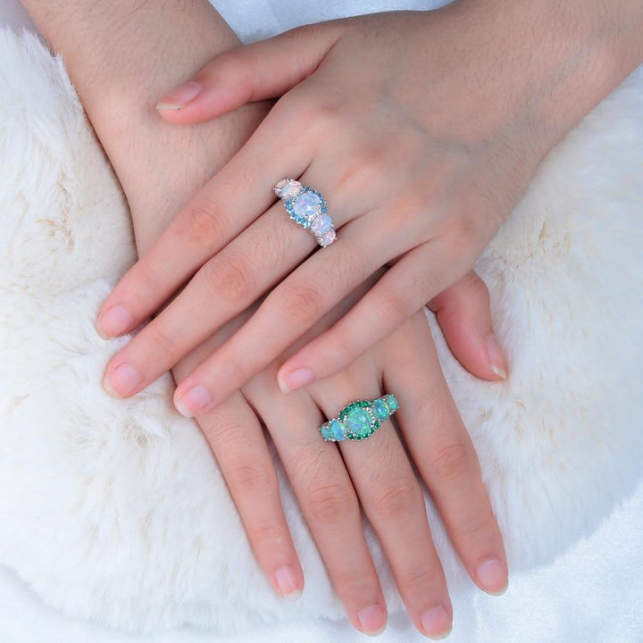 Lux - Fire Opal Granatring | Skanto