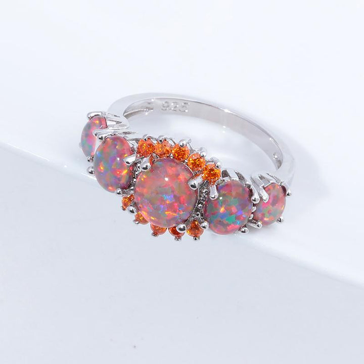 Lux - Fire Opal Granatring | Skanto