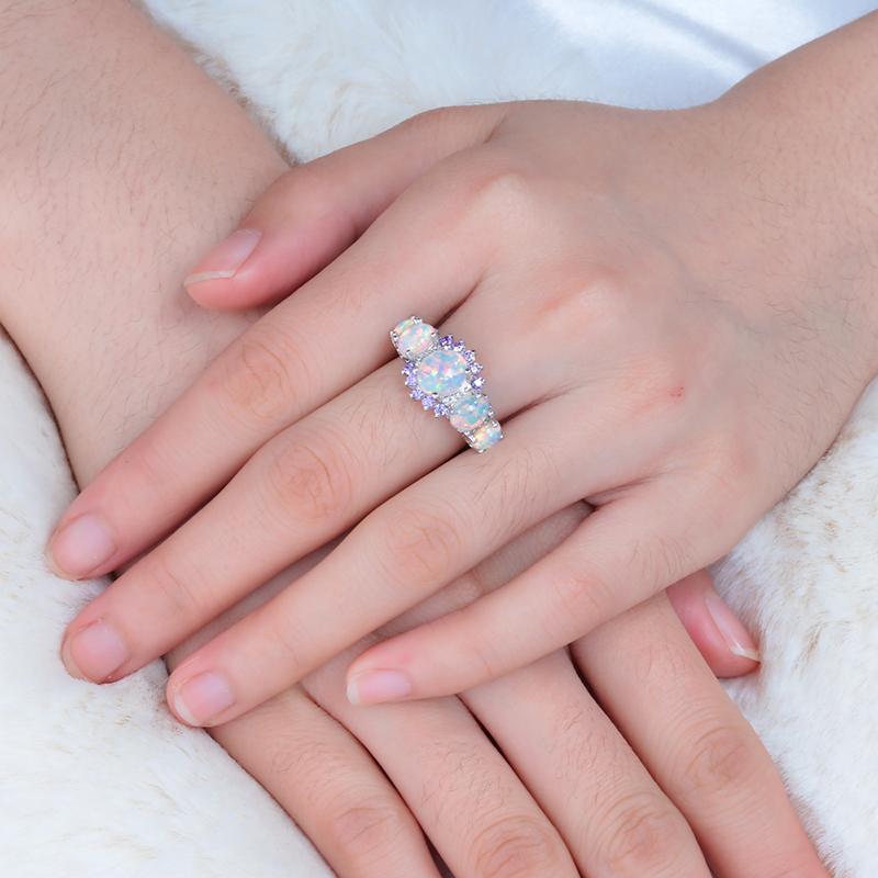 Lux - Fire Opal Granatring | Skanto