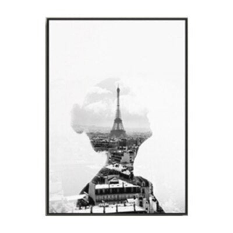 Paris I Drøm - Lerret Veggkunst Maleri