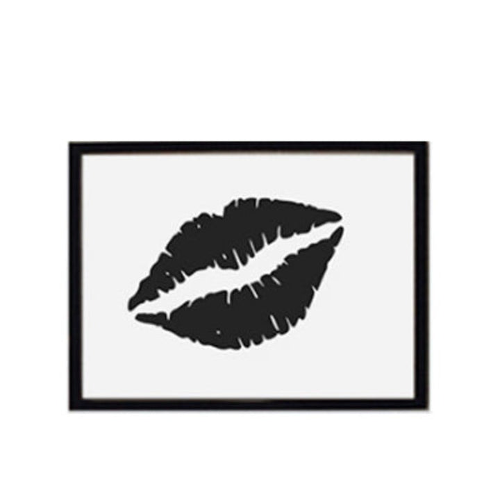 Makeup Lepper - Lerret Veggkunst Maleri