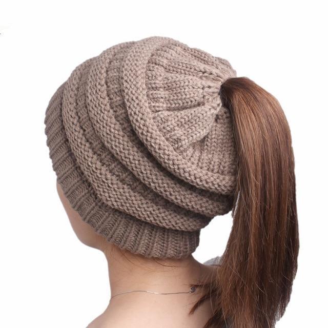 Skanto | Hestehale Beanie Hatt for Damer