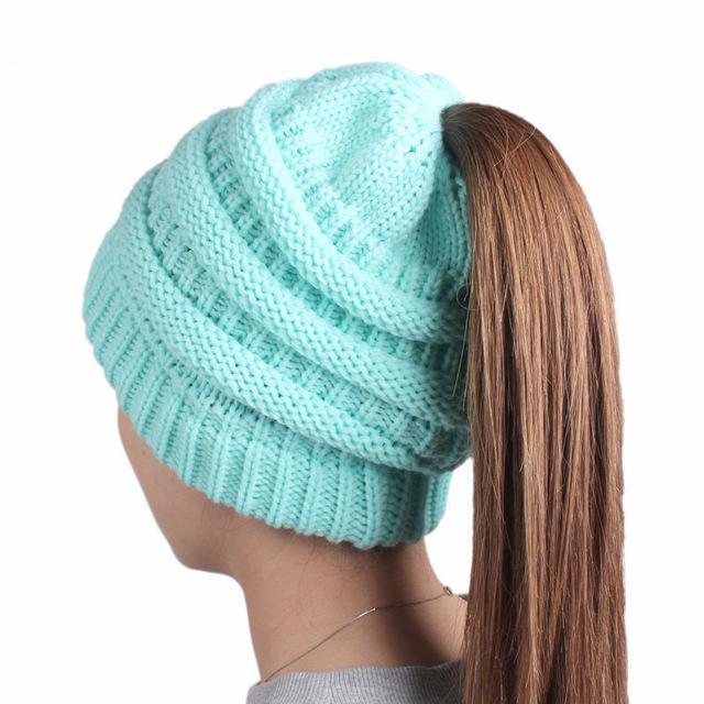 Skanto | Hestehale Beanie Hatt for Damer