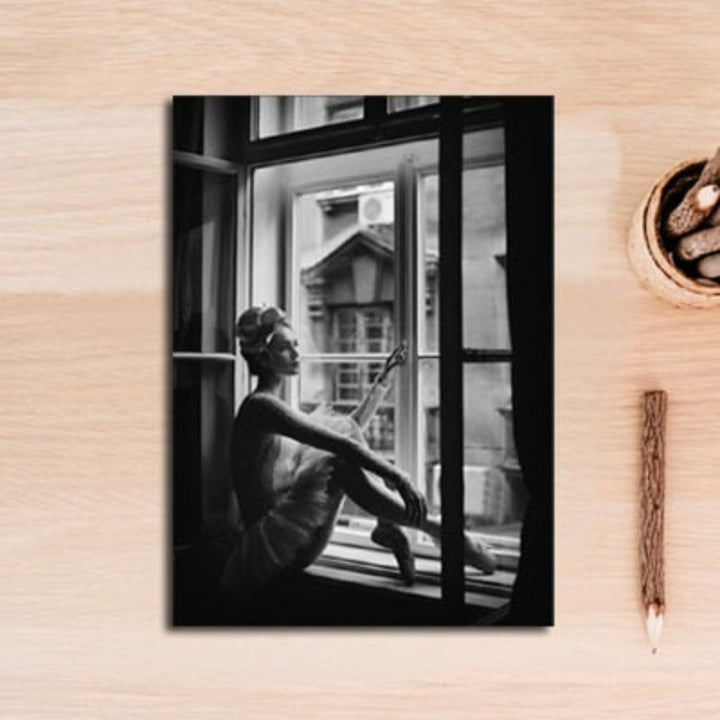 Nordic Scandinavian Interiors Love Print Girl - Canvas Picture