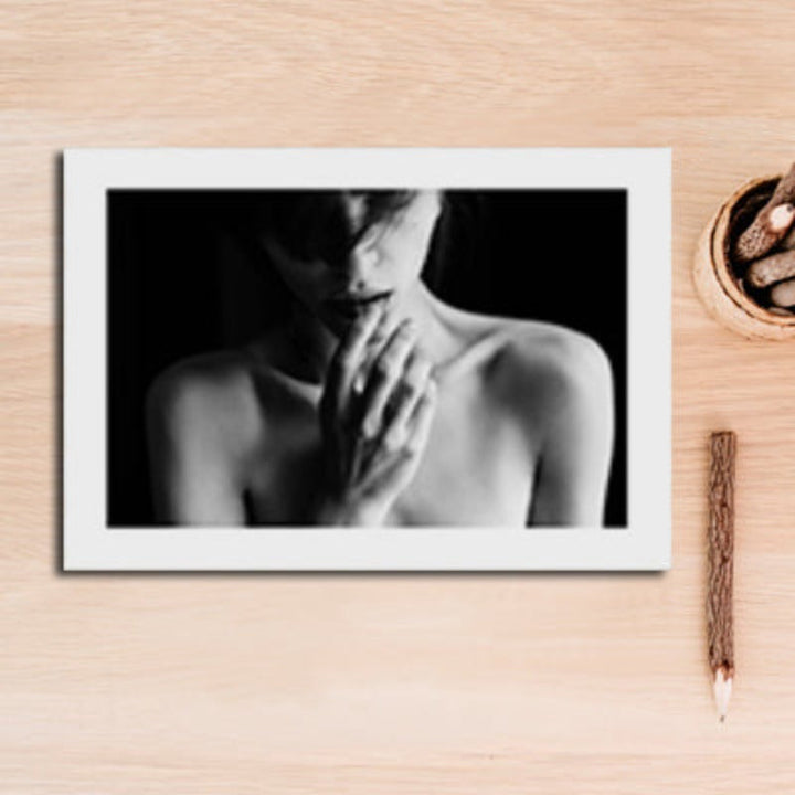 Nordic Scandinavian Interiors Love Print Girl - Canvas Picture