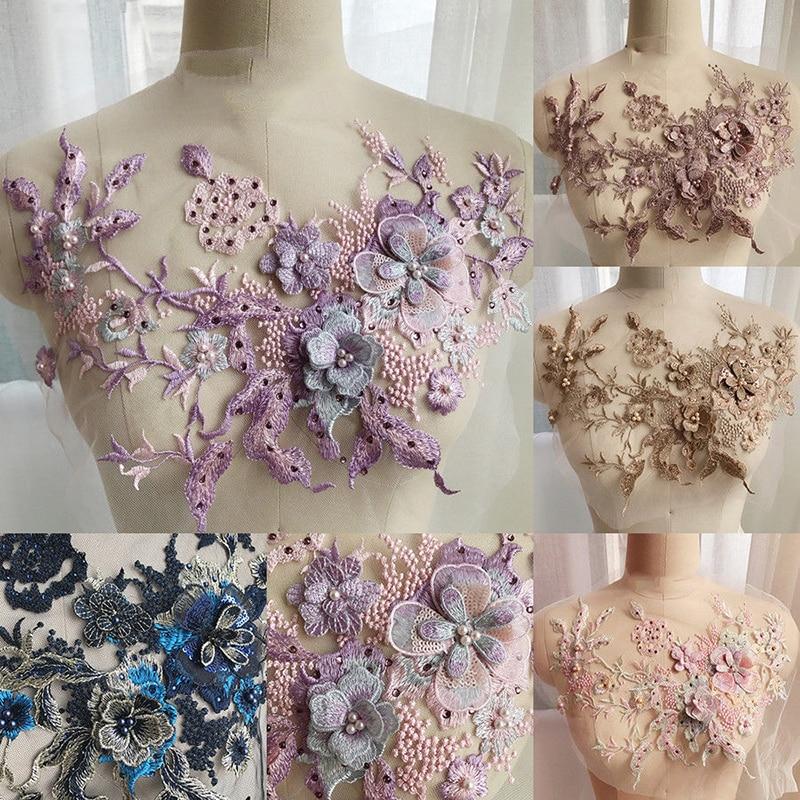 Brodert Perle Blomst Sybar Patching | Skanto