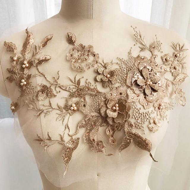 Brodert Perle Blomst Sybar Patching | Skanto