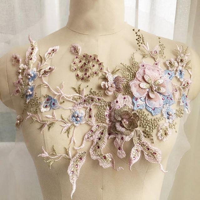 Brodert Perle Blomst Sybar Patching | Skanto