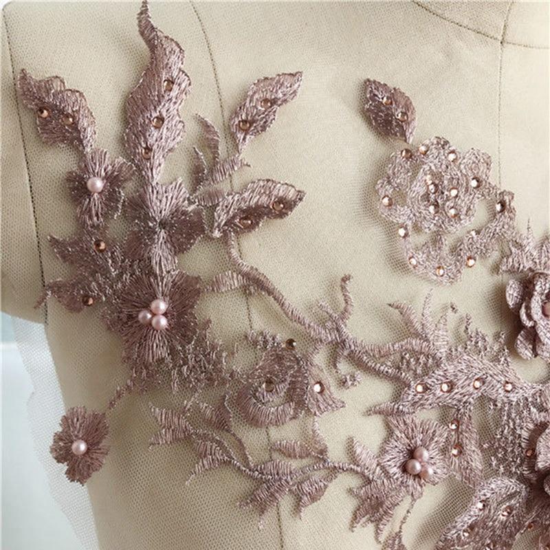 Brodert Perle Blomst Sybar Patching | Skanto