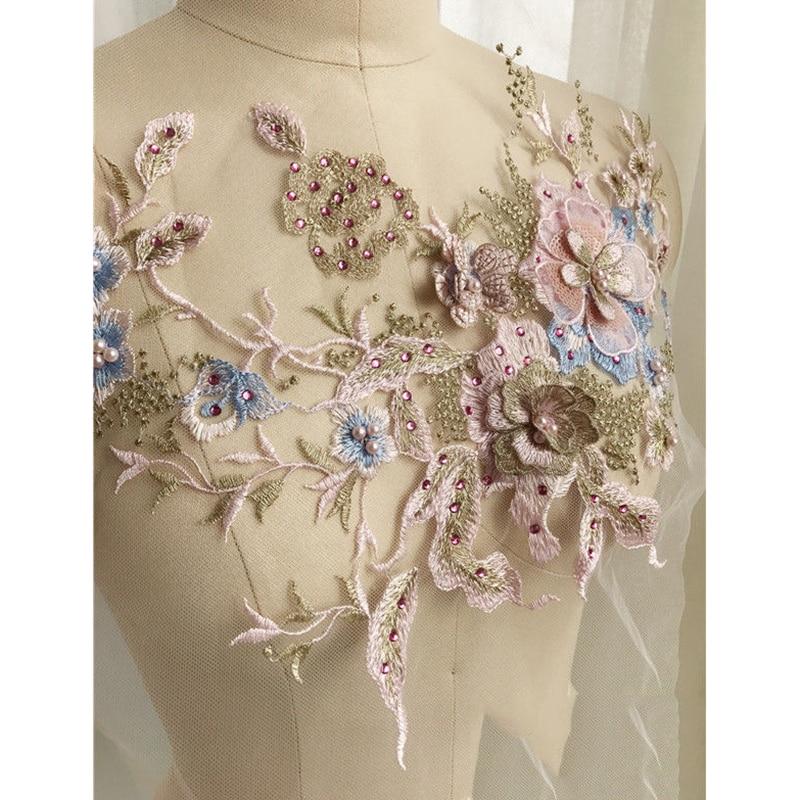 Brodert Perle Blomst Sybar Patching | Skanto