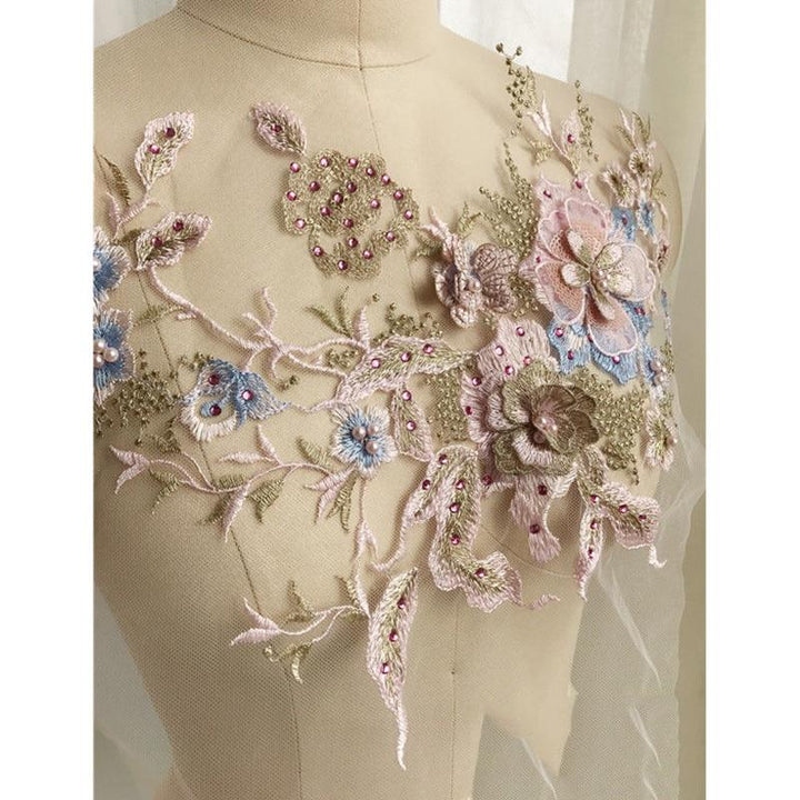Brodert Perle Blomst Sybar Patching | Skanto