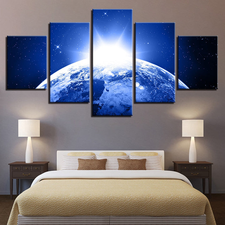 Earth Universe - Lærret Veggkunst Maleri