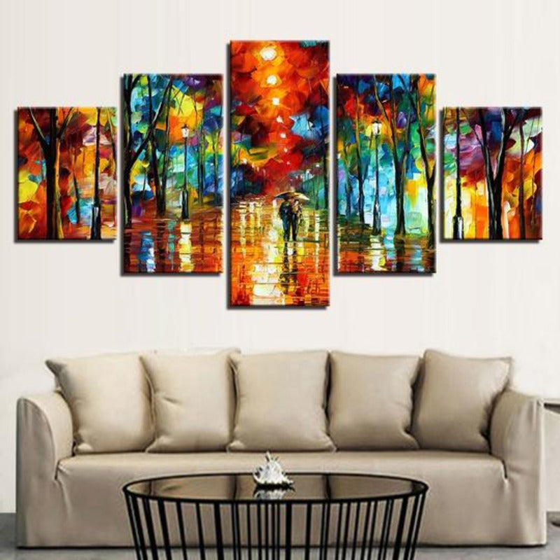Abstract Multicolor - Canvas Wall Art Painting | Skanto