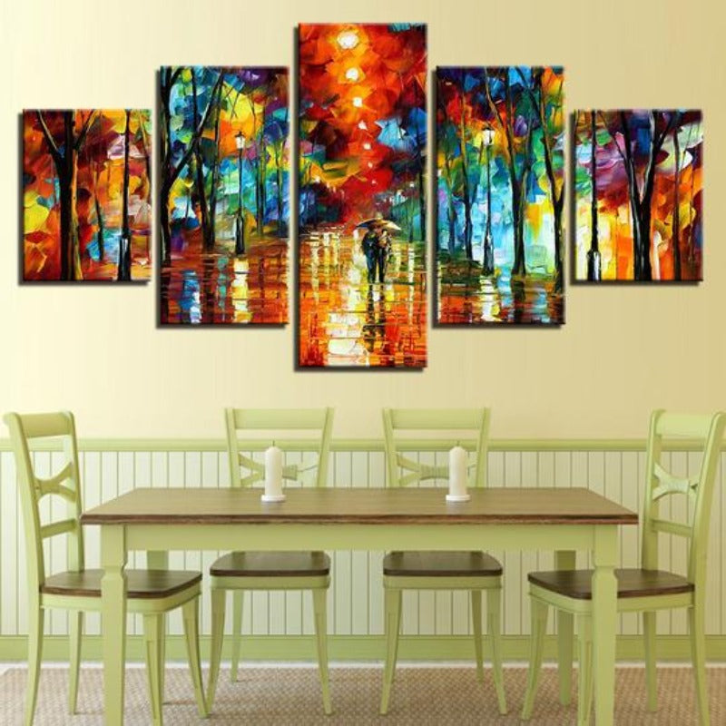Abstract Multicolor - Canvas Wall Art Painting | Skanto