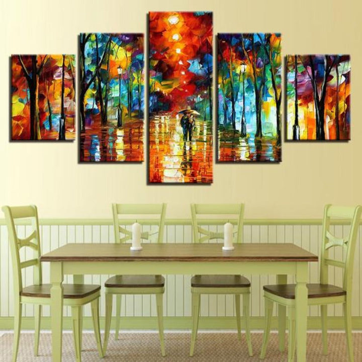 Abstract Multicolor - Canvas Wall Art Painting | Skanto