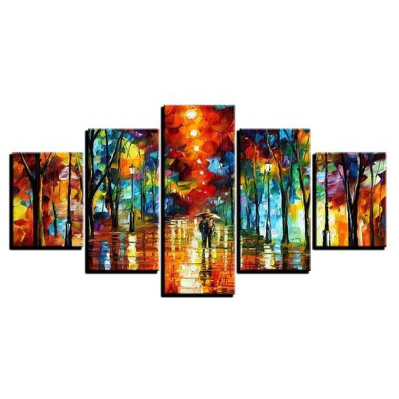 Abstract Multicolor - Canvas Wall Art Painting | Skanto